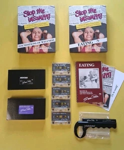 SUSAN POWTER Stop The Insanity Lot Eating VHS And Cassette Tapes Boxed Set - Picture 1 of 12
