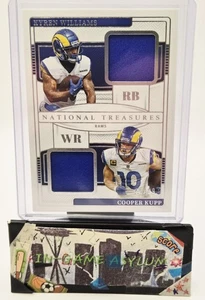 💥2024 National Treasures Combo Kyren Williams Cooper Kupp Dual Patch SP /99!💥 - Picture 1 of 2