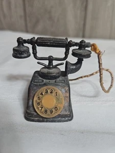 Miniatur Vintage Drehtelefon, Druckguss Figur, Durham Industries, Vintage - Bild 1 von 10