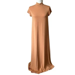 Neu mit Etikett 1 People Maxikleid Dresden Butterum Modal Jersey Strick Stehkragen Flügelärmel - Bild 1 von 10