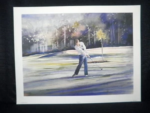 Vivien Weller "Fairway Form" Golf Open Edition Lithograph - Picture 1 of 2