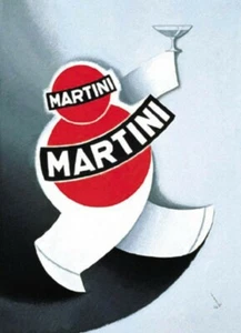 Martini Kellner Server Poster 16x20 Wohnkultur Bar Cocktail Moderne Wandkunst Druck - Bild 1 von 6
