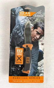 Gerber Bear Grylls Survival Series Folding Sheath Knife ~BRAND NEW IN BOX~ - Picture 1 of 2
