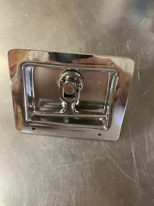 Recessed T-Handle Latch, New, Stainless Steel & Chrome Finish - Picture 1 of 7
