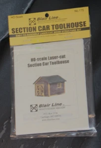 Blair Line SECTION CAR TOOLHOUSE No 175 HO Scale - Picture 1 of 1