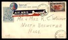 Mayfairstamps US 1940s Jacksonville FL Easter Air Lines Tomorrow's Mail Cover aa