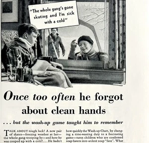 Lifebuoy Health Soap 1933 Advertisement Hand Washing Colds Hygiene DWKK13 - Picture 1 of 2