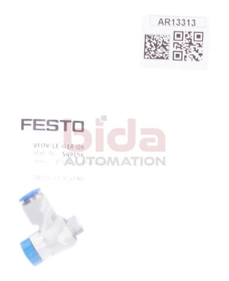 Festo VFOV-LE-G18-Q6 Mat. No. 549156 Throttle Check Valve Throttle Check Val - Image 1 of 2