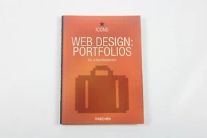 VINTAGE LIBRO BOOK TASCHEN ICONS WEB DESIGN PORTFOLIOS JULIUS WIEDMANN - Foto 1 di 2