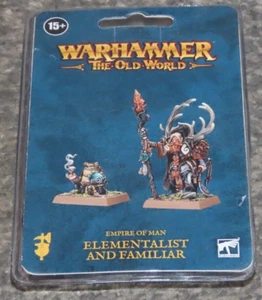 Warhammer The Old World Empire Elementalist and Familiar Games Workshop Wizard - Picture 1 of 3