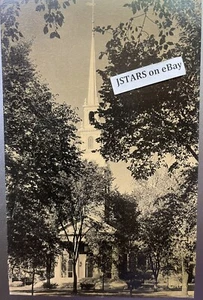 1930s CAMBRIDGE, MA, HARVARD UNIVERSITY MEMORIAL CHURCH MERIDEN GRAVURE POSTCARD - Picture 1 of 2