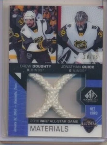 2018-19 SP Game Used All Star Materials Drew Doughty Jonathan Quick Net Cord /35 - Picture 1 of 1