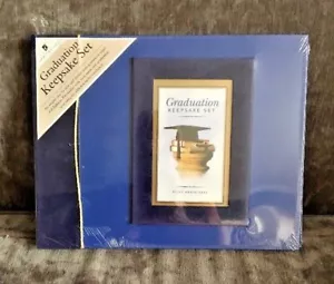 2017 Blue Graduation Keepsake - Photo Frame Tassel Holder Diploma Display - Picture 1 of 6