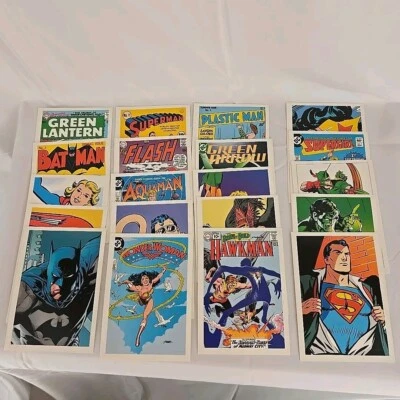 Juego de 20 tarjetas de estampillas de primer día Fleetwood DC Comics Super Heroes 2006 Foto 1 de 4