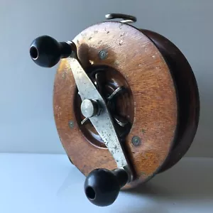 Alvey 7" Laminated Marine Ply wood, Anti Reverse Drag 725/C23 Boat Fishing Reel - Picture 1 of 16
