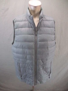 Chaleco aislante BUFFALO talla L para hombre gris 100 % nailon pluma cremallera completa 010 - Imagen 1 de 10