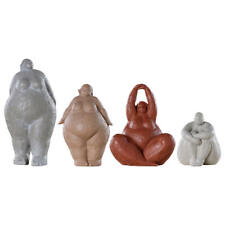 Creative Fat Lady Statue Nordic Style Abstract Character Figurines Sculpture