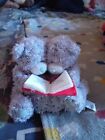 Me To You Love ❤️ Poetry, 2 Plush Bearss Reading, Small Soft Toy 