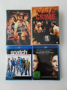 Brad Pitt Set 2 Blu-Ray 4 DVD Fight Club / Snatch / Kalifornia / Benjamin Button - Bild 1 von 2