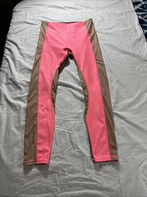 Fabletics Motion365+ Leggings Cintura Alta Brillo Mujer Grandes Coral/Desnudo/Malva Foto 1 de 4