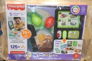 Fisher-Price Kitchen Playset Laugh & Learn 123 Follow the Recipe Meal Kit New - Picture 1 of 2