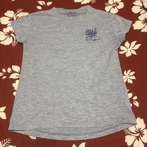PATAGONIA Youth Capilene Cool Daily T-Shirt Girls XL 14 Heather Blue Gray, EUC - Picture 1 of 4