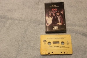 AC/DC-"HIGHWAY TO HELL" CASSETTE. ATLANTIC 19244, 1979, VERY GOOD - Picture 1 of 3