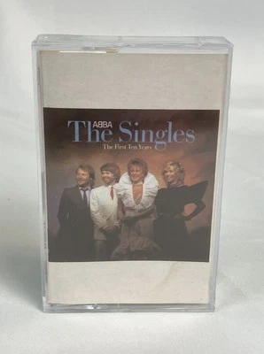 ABBA Vintage Cassette Tape The Singles The First Ten Years Dancing Queen Mama - Image 1 of 4