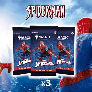 3 x Play Booster Pack ~ Marvel's Spider-Man ~ Magic The Gathering Producto Nuevo Sellado - Imagen 1 de 1