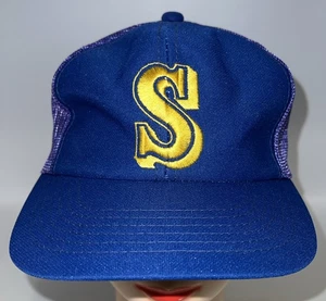 Vintage Seattle Mariners Trucker SnapBack Sport Specialties Youngan MLB - Picture 1 of 15