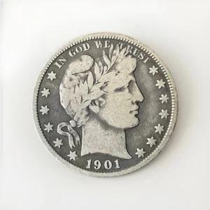 1901 Barber Half Dollar- TD4 - Picture 1 of 2