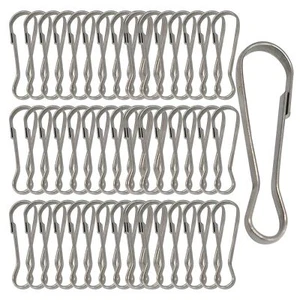 Metal Lanyard Hook Snap For Paracord Lobster Clasp Clips 50 100 1000 U pick - Picture 1 of 6