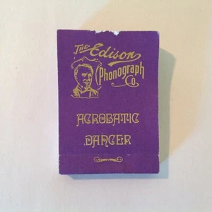 Vtg 1980 B Shackman & Co Edison Phonograph Acrobatic Dancer Flip Animation Book - Picture 1 of 7
