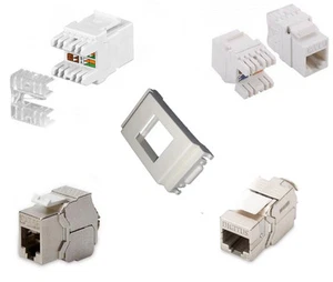 21.st - PRESA DI RETE CAT 5-6 UTP/STP VIMAR IDEA BIANCO RJ45 FRUTTO PORTAFRUTTO - Imagen 1 de 6