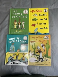 4-PC Dr Seuss Books Kids Children’s Beginner Reading Gift School Learning - Imagen 1 de 6