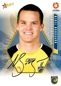 ✺Signed✺ 2007 2008 CENTRAL COAST MARINERS A-League Card NIGEL BOOGAARD - Bild 1 von 2