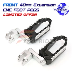 Front Rider 40mm Lowering Wide Footpegs For Daytona 600 02-03 Tiger 955i 01-07 - Bild 1 von 11