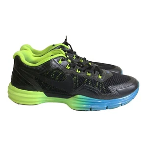 Nike Lunar TR1 Trainer 1 Flywire Black/Blue Volt Men’s Running Shoes Size 10.5 - Picture 1 of 5