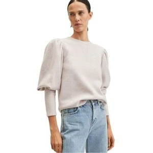 Maglione Mango donna maniche a sbuffo girocollo maglia taglia 3XL nuovo con etichetta - Foto 1 di 12