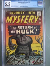 Journey into Mystery #66 CGC 5.5 WP Atlas Comics 1961 Hulk Prototype