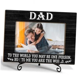 Dad Picture Frame, Daddy And Me Picture Frame Family Picture Frame, Birthday - Picture 1 of 7
