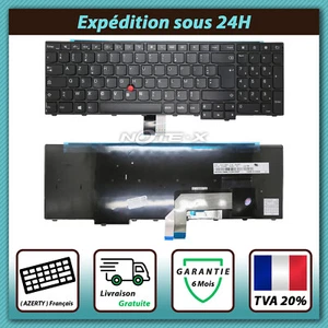 CLAVIER FRANÇAIS AZERTY POUR LENOVO THINKPAD T540 T540P T550 T560 P50S - Photo 1/1