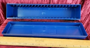 New Storage Box Plastic Case Holds 20 Certified PCGS NGC Slabs Coin Holders Blue - Picture 1 of 3