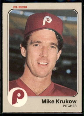1983 Fleer Mike Krukow #163 Philadelphia Phillies - Image 1 of 2