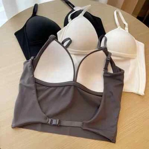 Sujetador invisible sin espalda para mujer Bralette de encaje sujetadores de boda espalda baja ropa interior - Imagen 1 de 25