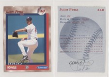 1999 Dunkin' Donuts Pawtucket Red Sox Juan Pena #40 Rookie RC