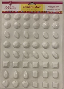 LorAnn Gourmet Candies Mold  Tempered High heat Hard candy & Chocolate Jewels - Picture 1 of 2