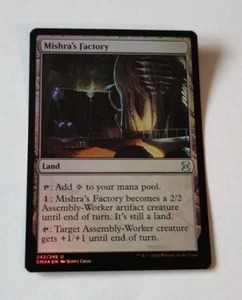 MtG Mishra's Factory (EMA-242) Uncommon Foil English EXC - Bild 1 von 2