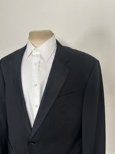Armani Collezioni "G-line" Black 1-BT EU56/US46L Natural Stretch Tuxedo W40 - Picture 1 of 9