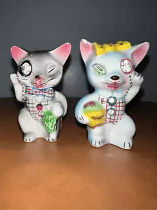 LEFTON Set Shaker Sale Pepe Gatti Gioiellati-Vintage Giappone MCM Ceramica Abbinamento - Foto 1 di 9